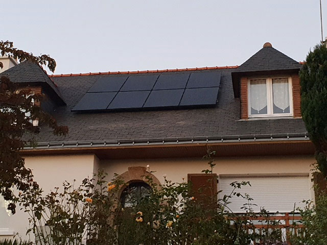 Installation de panneaux solaires
